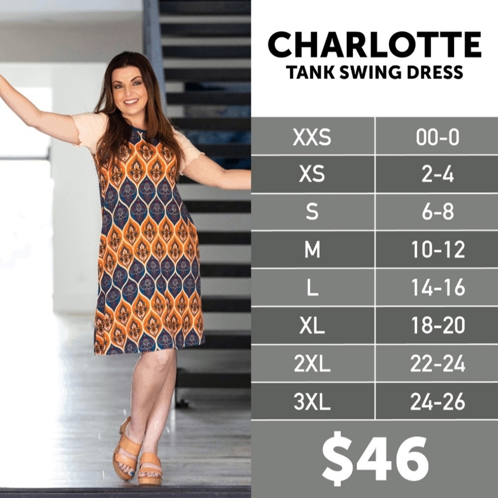 LuLaRoe Charlotte - Picture 4 of 4
